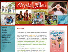 Tablet Screenshot of crystalallenbooks.com